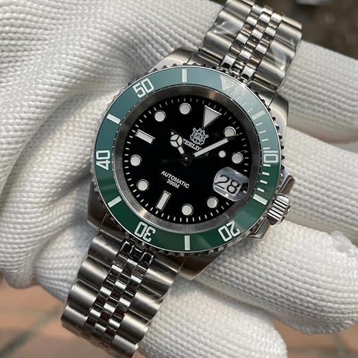 時計 Steeldive SD1953 Automatic Watch Green Steeldive Watch Store Deal | Submariner Mechanical Watches